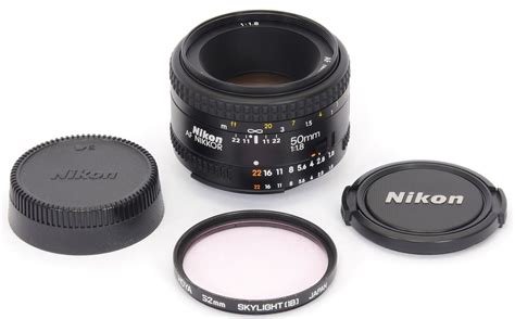 Nikon Af Nikkor 50mm 118 Sharp Prime Lens For Nikon Slr And Digital