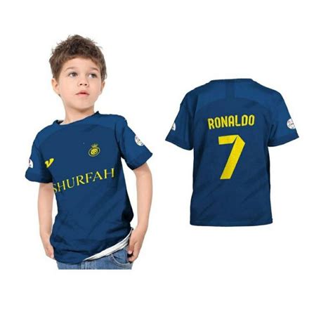 Jual Jersey Kaos Bola Anak Cristiano Ronaldo Cr7 A Nassr Away Terbaru 2023 Shopee Indonesia