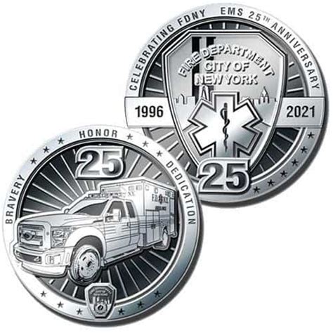 Ems 20th Anniversary Coin From Fdny Shop