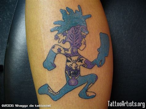 Purple Milenko In Hatchetman Tattoo