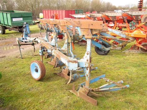 Lemken 4 Furrow Reversible Plough Cw Slatted Boards