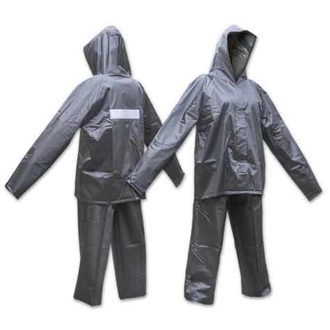 Conjunto Impermeable Dos Piezas Reflectivo En Espalda Calibre