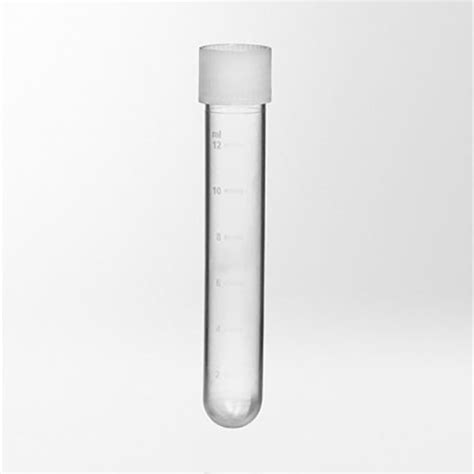 Test Tube Polypropylene With Fitted Polyethylene Screw Cap 12ml16x100