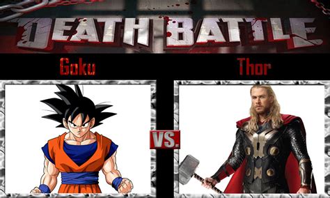 Goku vs Thor by SonicPal on DeviantArt