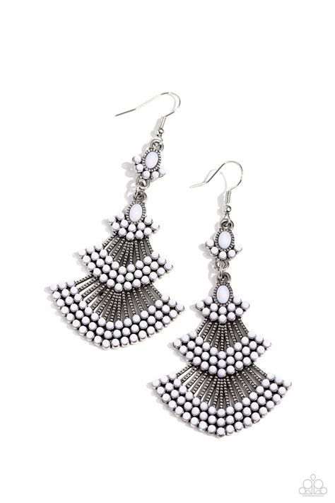 Paparazzi Accessories: Eastern Expression - White | Paparazzi Accessories
