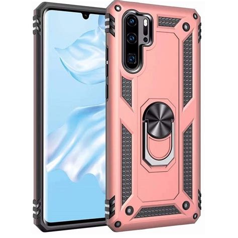 Huawei P Pro Case Rosegold Ring Armour