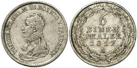 Thaler Frederick William Iii Reino De Prusia Numista