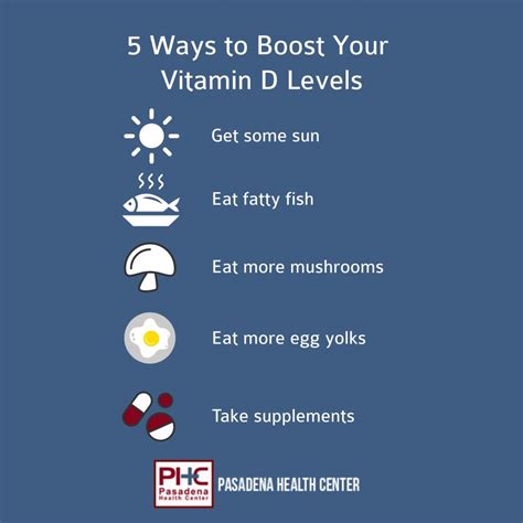 Boosting Your Vitamin D Levels Tips Pasadena Health Center