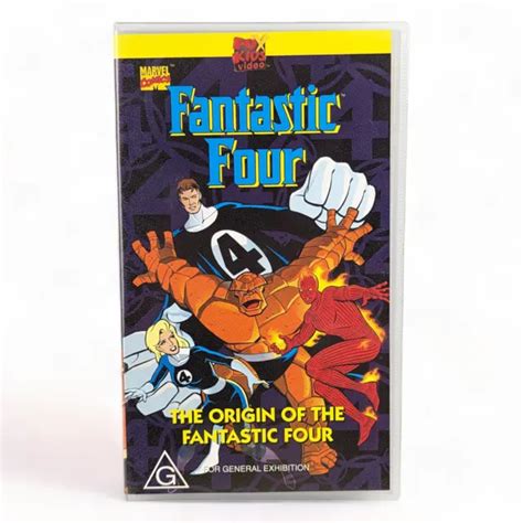 ORIGINS FANTASTIC FOUR FOX KIDS VIDEO VHS Tape 1996 Marvel PAL £15.60 ...