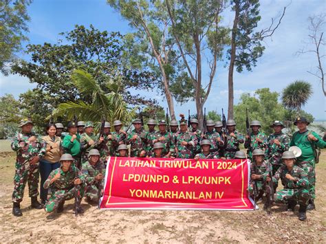 Prajurit Yonmarhanlan Iv Batam Pertajam Kemampuan Dasar Menembak