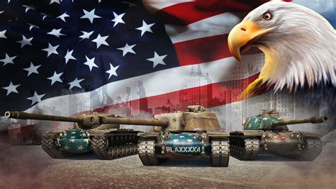 world  tanks tank eagles usa flag games military wallpapers