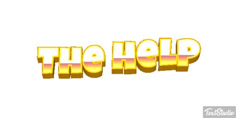 The Help Movie Animated  Logo Designs