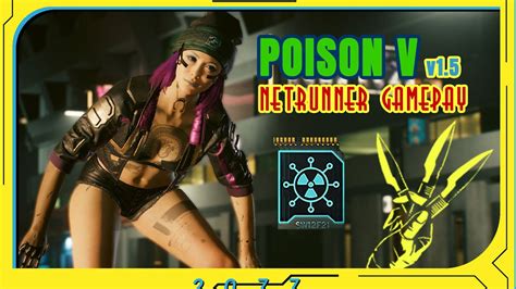 Cyberpunk 2077 V1 5 Netrunner V Poison Gig Bring Me The Head Of