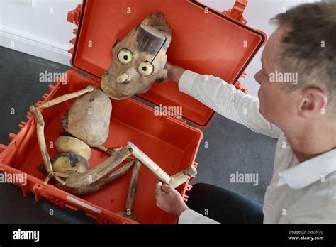 Magdeburg Germany 06th June 2023 A Wooden Puppet For The Play