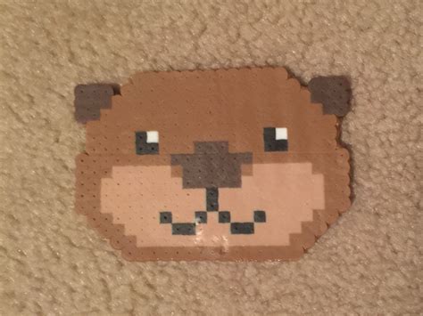 Otter Perler Bead Christmas Perler Beads Perler Bead Patterns