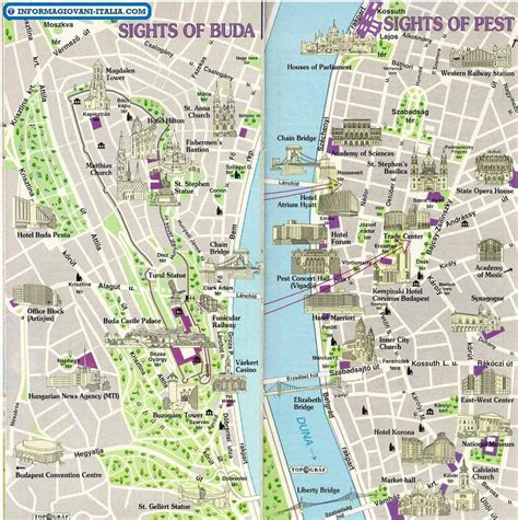 Map Of Budapest