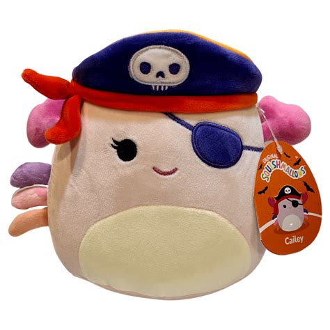 Squishmallows Official Kellytoys Plush Cailey The Pirate Crab