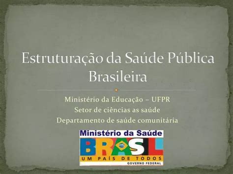 Ppt Estrutura O Da Sa De P Blica Brasileira Powerpoint Presentation