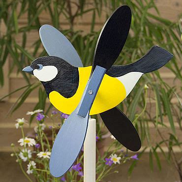 Деревянная игрушка флюгер для сада "Утка" – заказать на Ярмарке ...