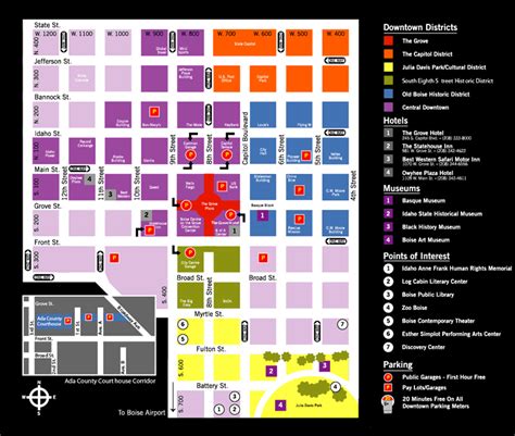 Map Of Downtown Boise Living Room Design 2020