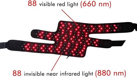 Tuob Red Light And Infrared Light Therapy Device 880nm Near Infrared Light Therapy For Knee And