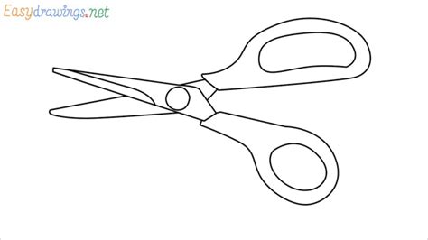 How to Draw a Scissors step by step - [6 Easy Phase]