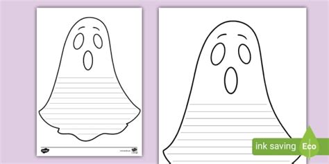 Ghost Writing Template Lehrer Gemacht Twinkl