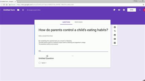 Create Online Google Form And Survey Questionnaire Off