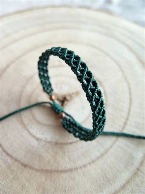 Best Celtic Knot Macrame Bracelet Unisex Micro Macrame Bracelet