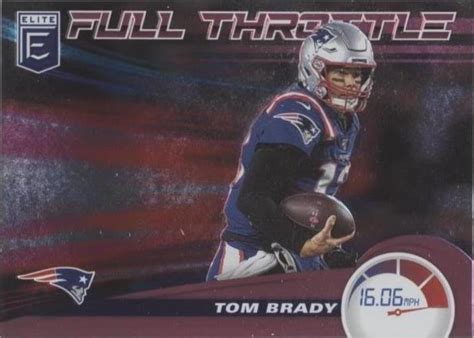 Panini Donruss Elite Full Throttle Pink Tom Brady For Sale