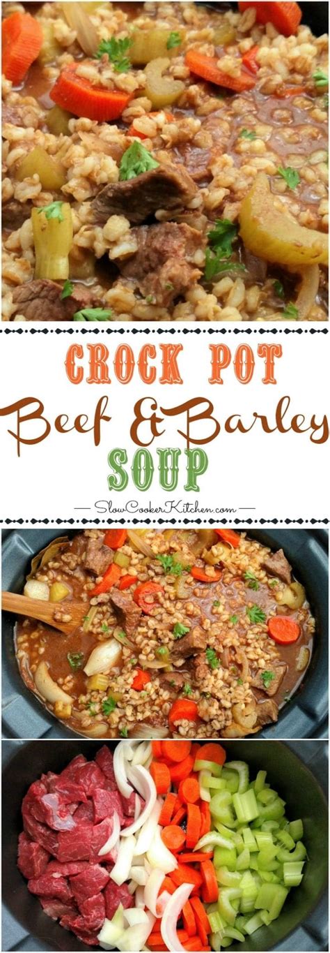 How To Make Amazing Beef And Barley Soup 4 Ways Crockpot Stovetop