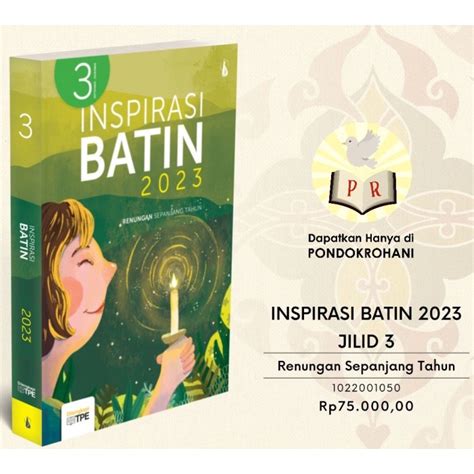 Jual BUKU INSPIRASI BATIN JILID 3 TAHUN 2023 RENUNGAN HARIAN KATOLIK