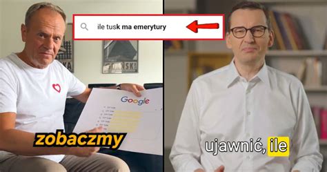 Ile Donald Tusk ma emerytury Polityk zmierzył się z pytaniami z Google