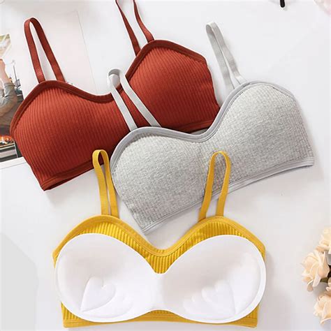 Bra Top Women Bras Sexy Lingerie Crop Tops Backless Bralette Active Bustier With Padded Seamless