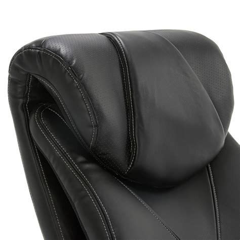 Best Buy La Z Boy Cantania Bonded Leather Executive Office Chair Black Chr200146