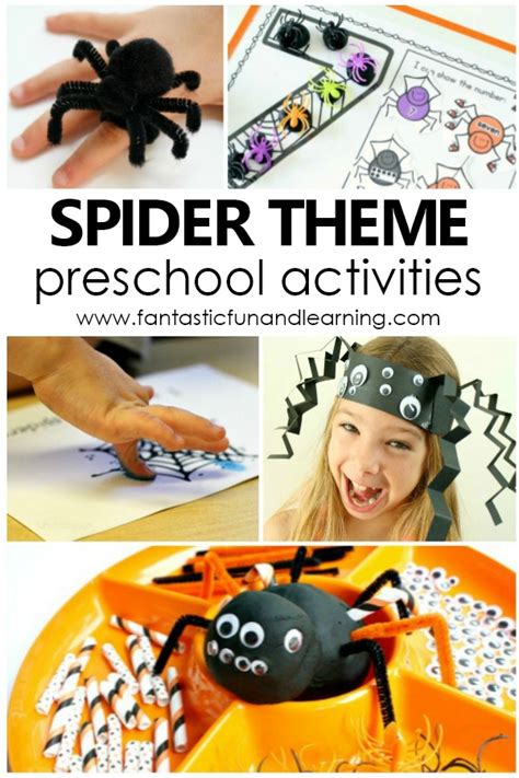 Spider Theme Preschool Activities