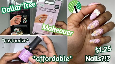 Dollar Tree MAKEOVER Making DOLLAR TREE Nails SALON QUALITY