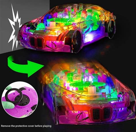 Multicolor Plastic Concept Musical 3D Lights Kids Transparent Car at Rs ...