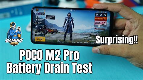 POCO M2 Pro PUBG Battery Drain Test 100 To 0 Drain Surprising