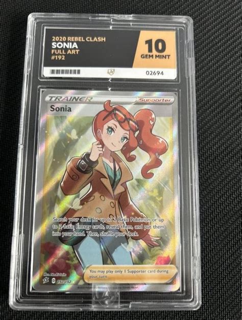 The Pokémon Company Pokémon Graded Card Sonia 192 192 Catawiki