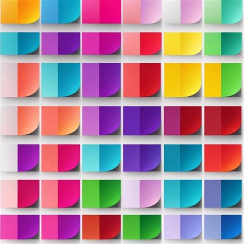 Premium Photo Vector Precious Color Gradients Swatch Set