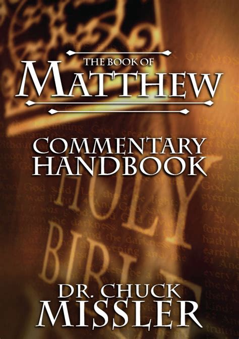 Matthew Commentary Handbook Koinonia House