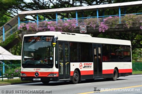 Bus 853 SMRT Buses Mercedes Benz OC500LE SMB9L Bus Interchange