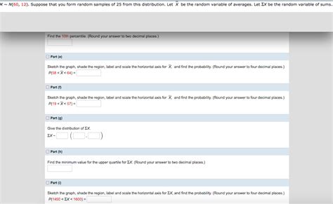 Solved N 60 12 Suppose That You Form Random Samples Of Chegg