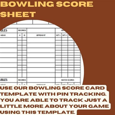 Printable Bowling Score Sheets Print Free Scorecard In 2022 Bowling