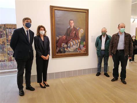 El Bellas Artes expone durante tres meses el retrato de Ramón Pérez de