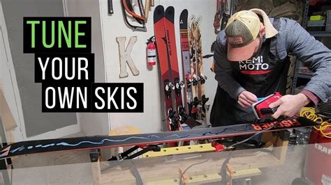 How To Wax And Sharpen Your Own Skis At Home Diy Ski Tune Youtube