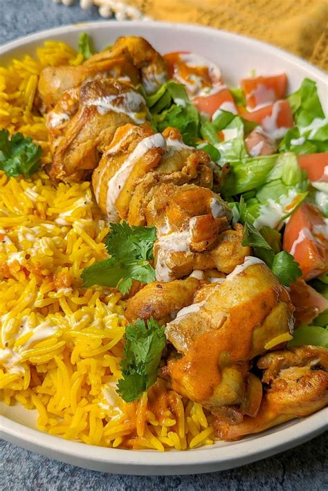 Halal Chicken Over Rice (Just Like Halal Guys) in 2024 | Chicken over