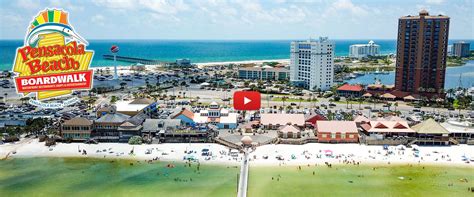 Pensacola Beach Boardwalk on Penacola Beach Florida - Shopping and Dining