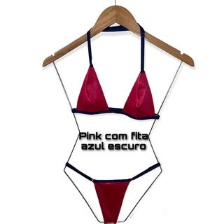 Conjunto Luxo Micro Biqu Ni Fita Bronze Tipo Fita Adesiva Para